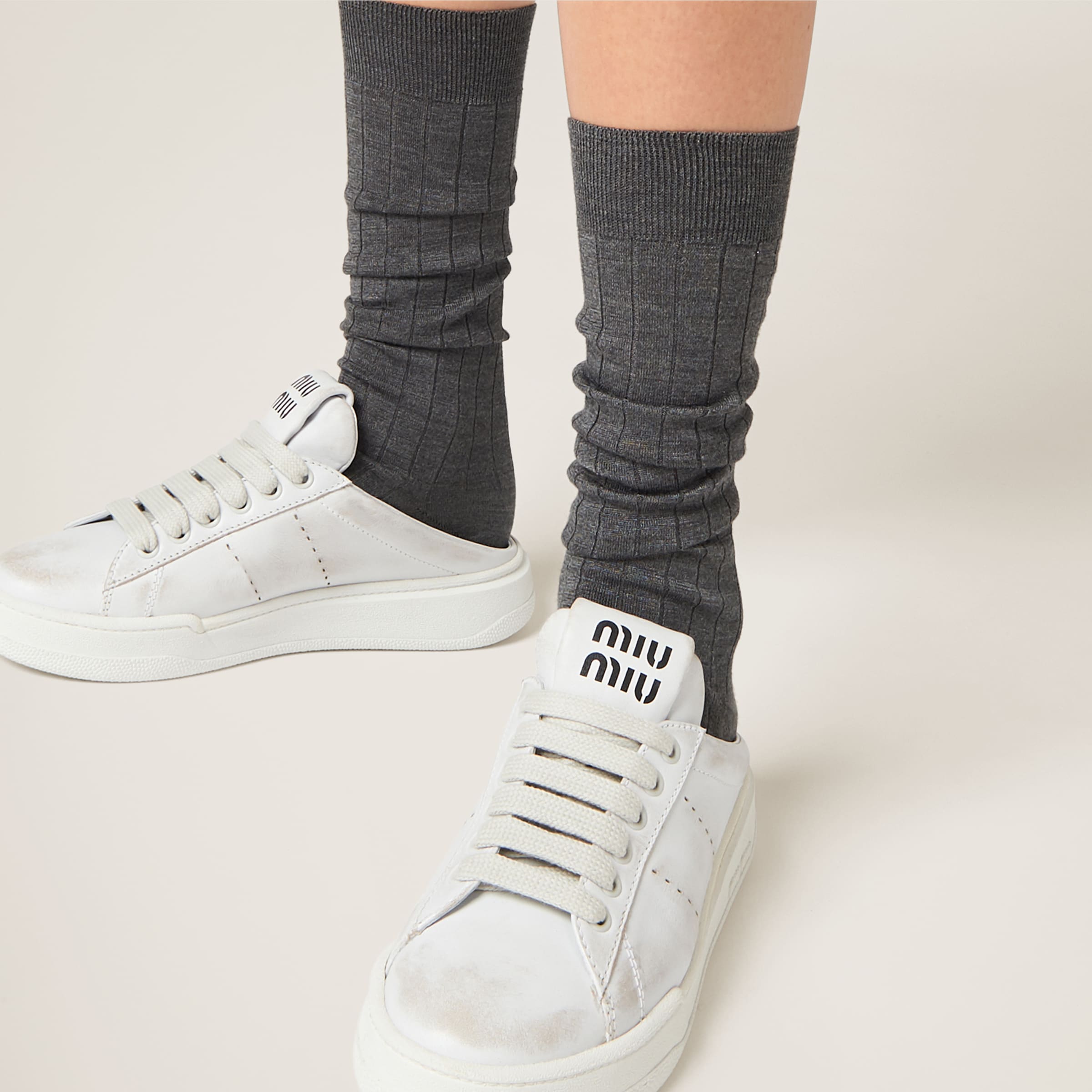 Miu miu high top sneakers top