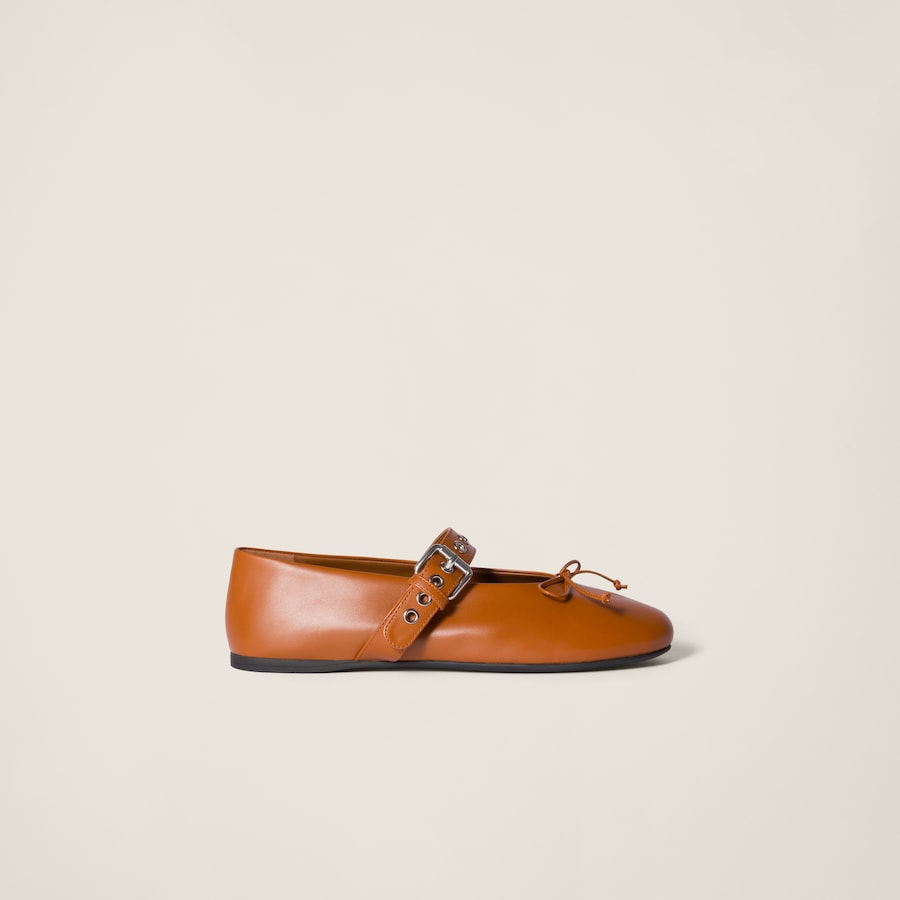 Miu miu flat shoes online