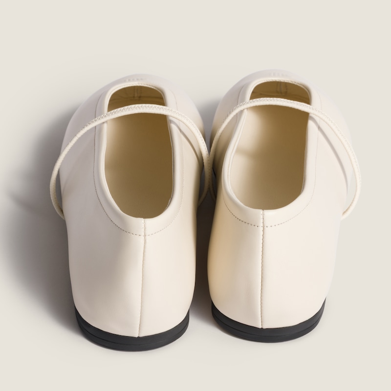 Ballerines en cuir nappa