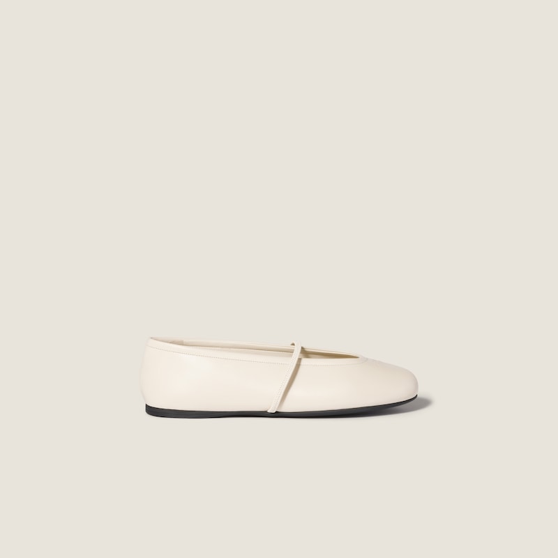 Ballerines en cuir nappa