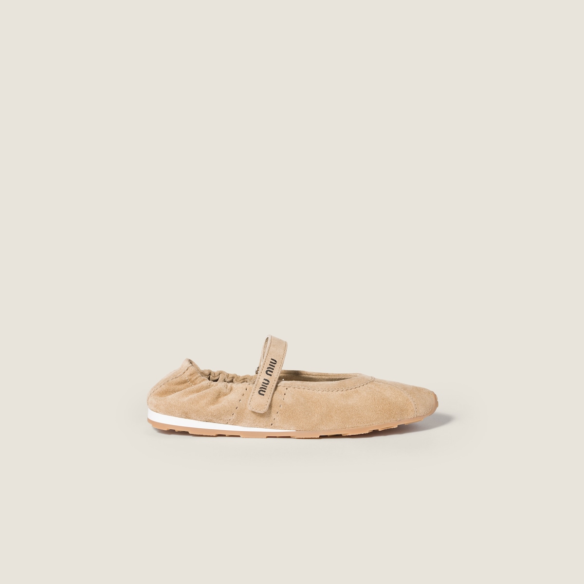Plume suede ballerinas
