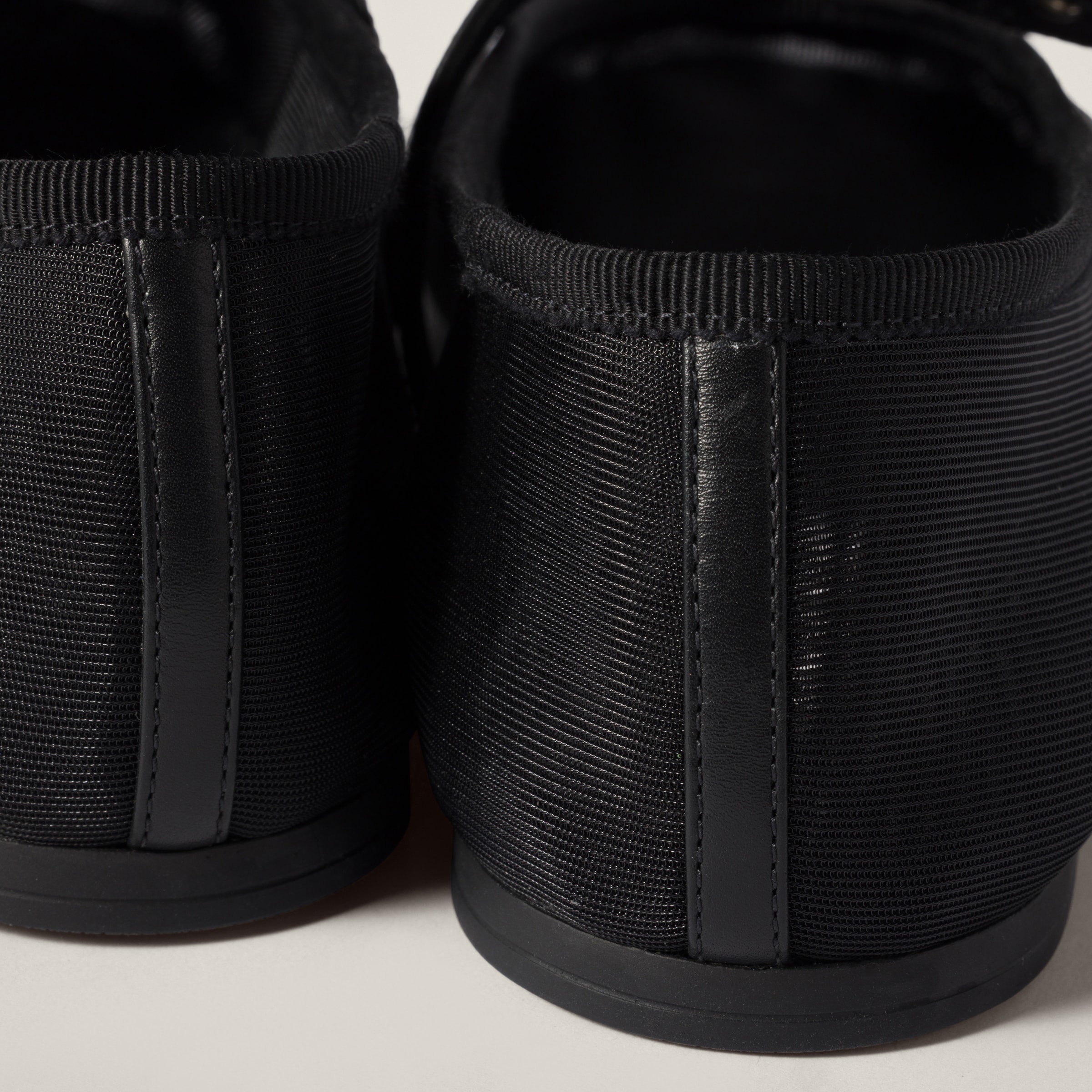 Miu Miu Mesh Fabric Ballerinas