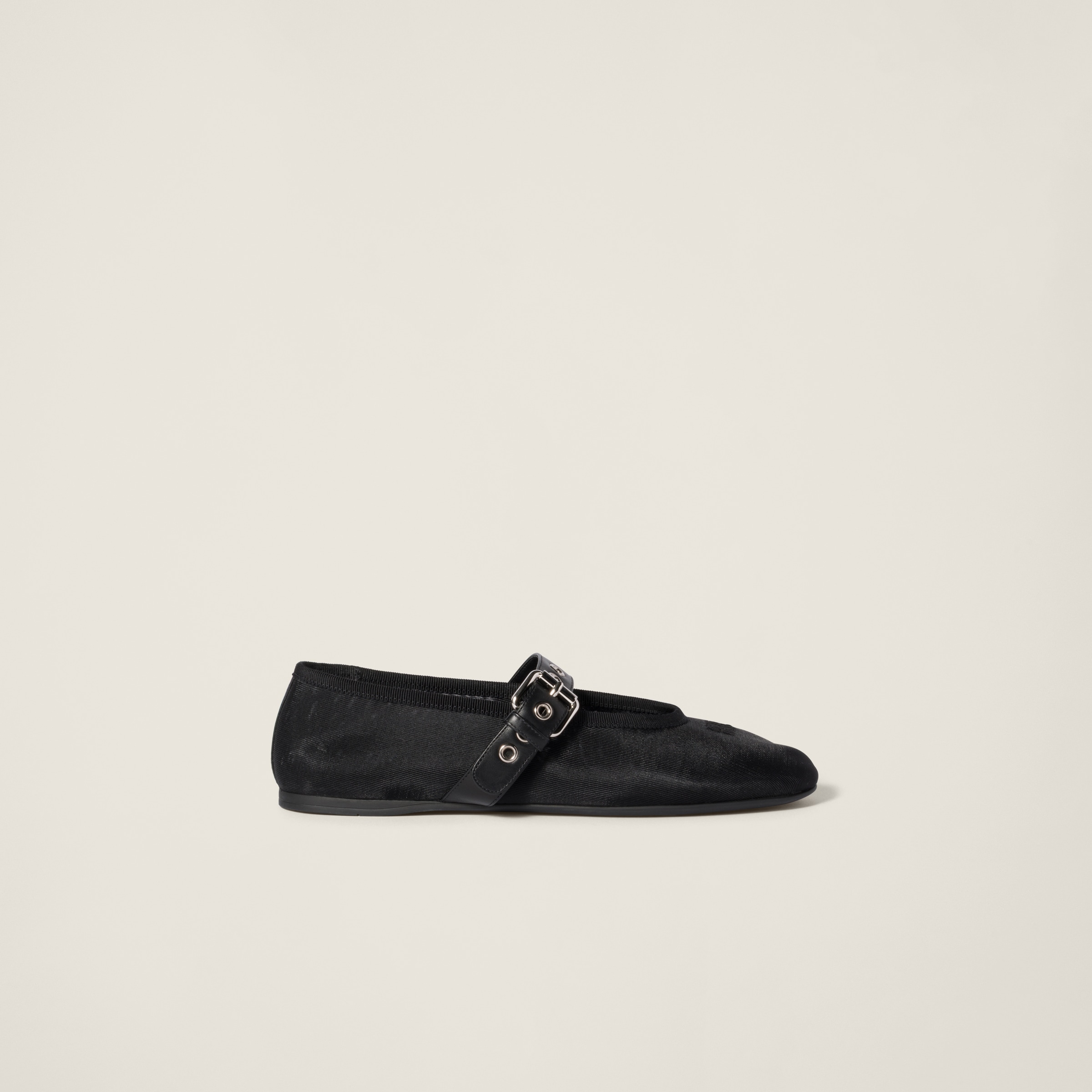 Miu Miu Mesh Fabric Ballerinas