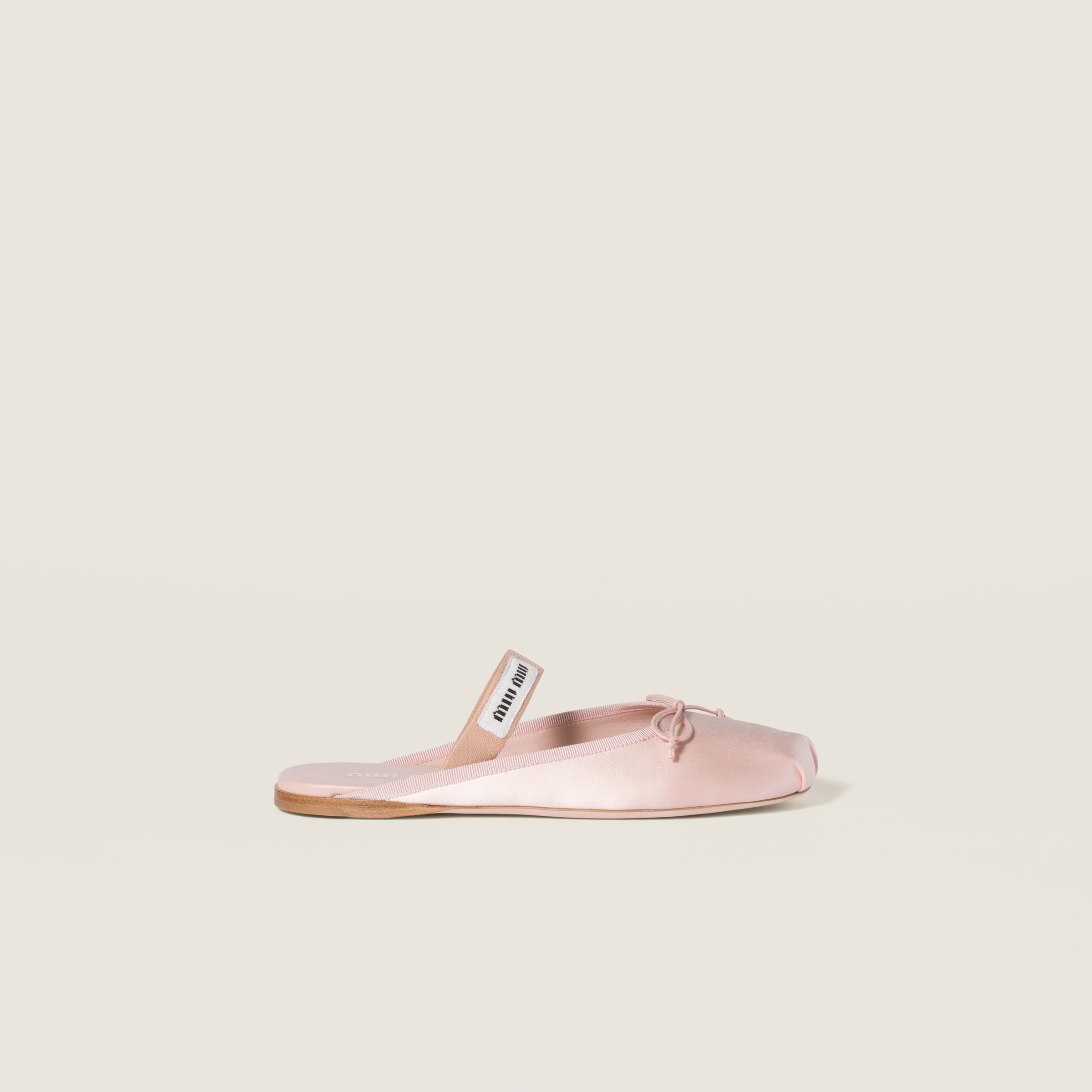 Miu Miu Satin Ballerina Mules
