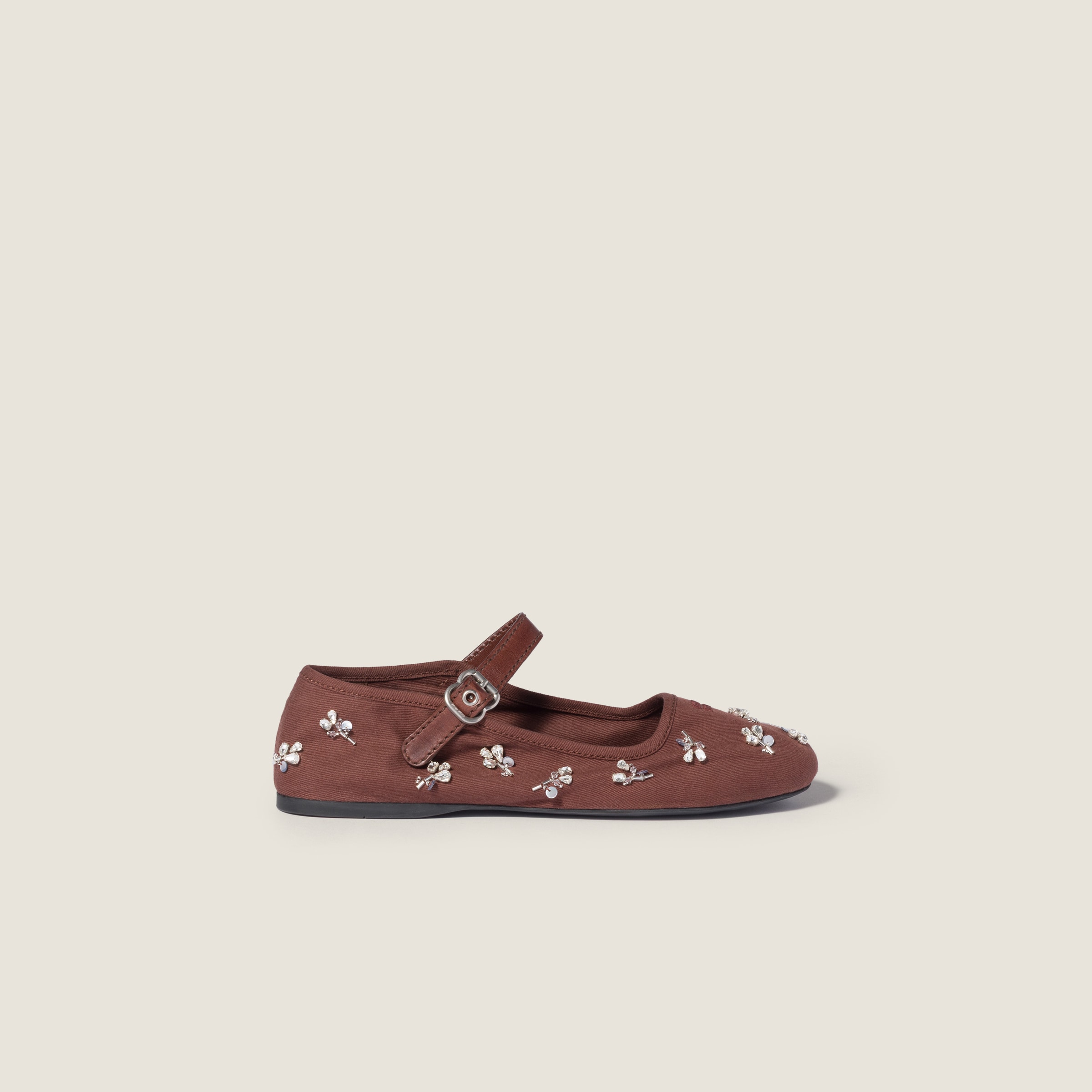 miu miu バレリーナ 国内買付【MIU MIU】レザー バレリーナ (MiuMiu/バレエシューズ