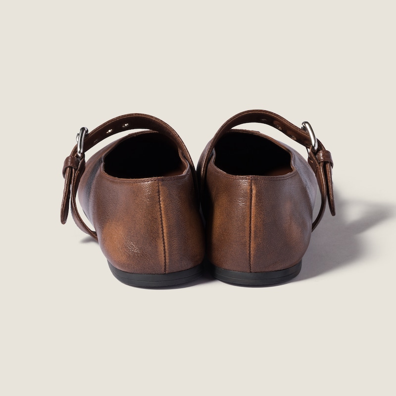 Nappa leather ballerinas