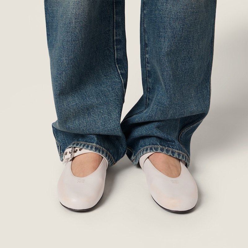 Nappa leather ballerinas