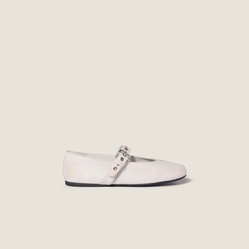 Nappa leather ballerinas