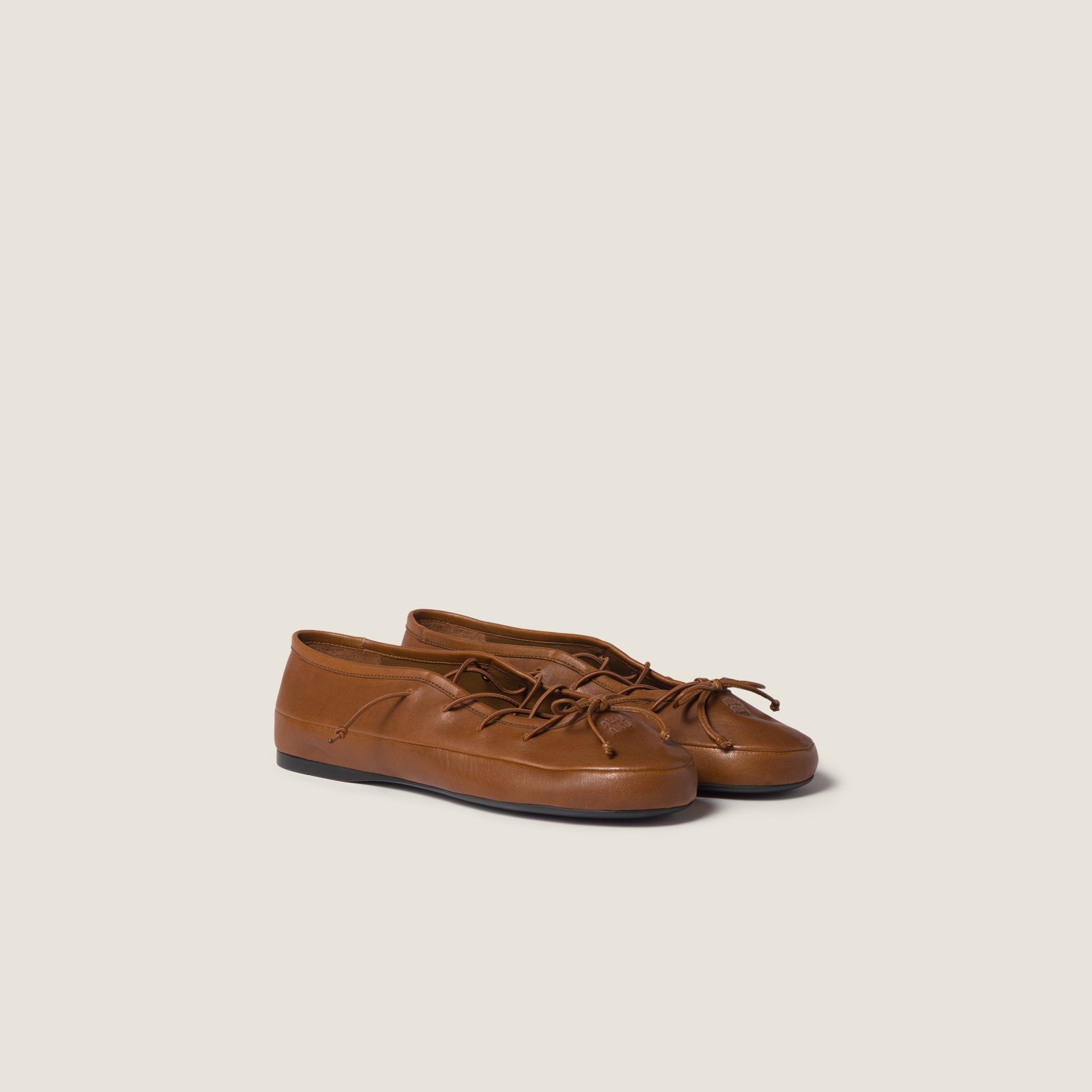Nappa leather ballerinas