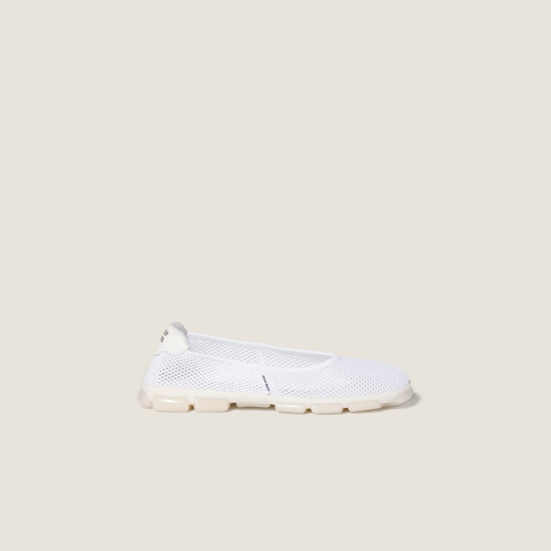 Technical mesh ballerinas