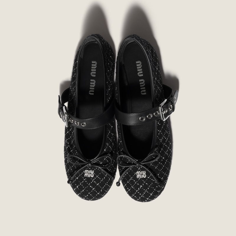 Wool ballerinas