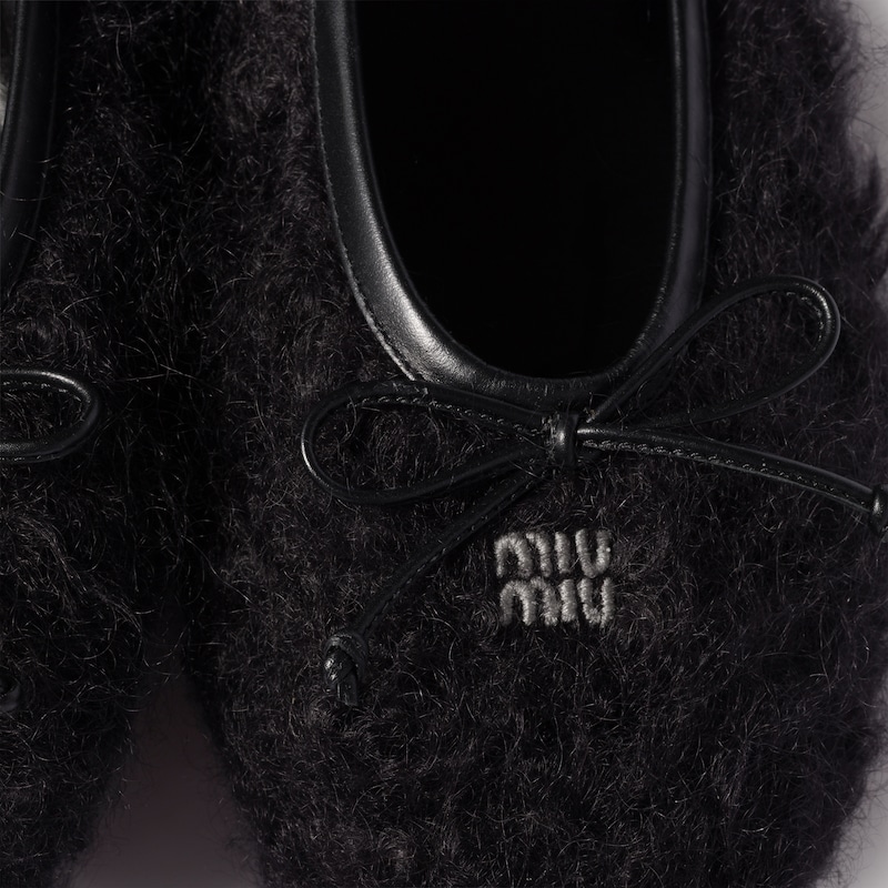 Mohair ballerinas
