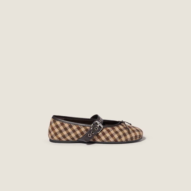Wool ballerinas