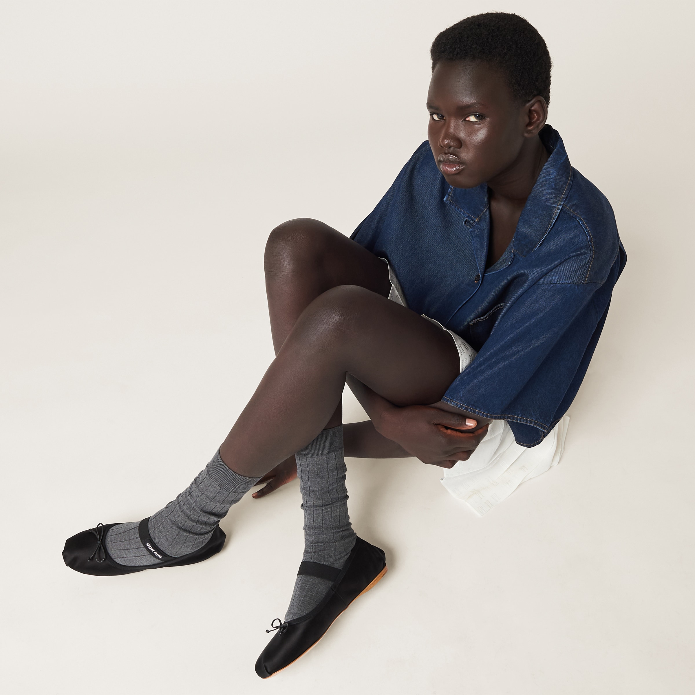 Miu miu ballerina flat shop