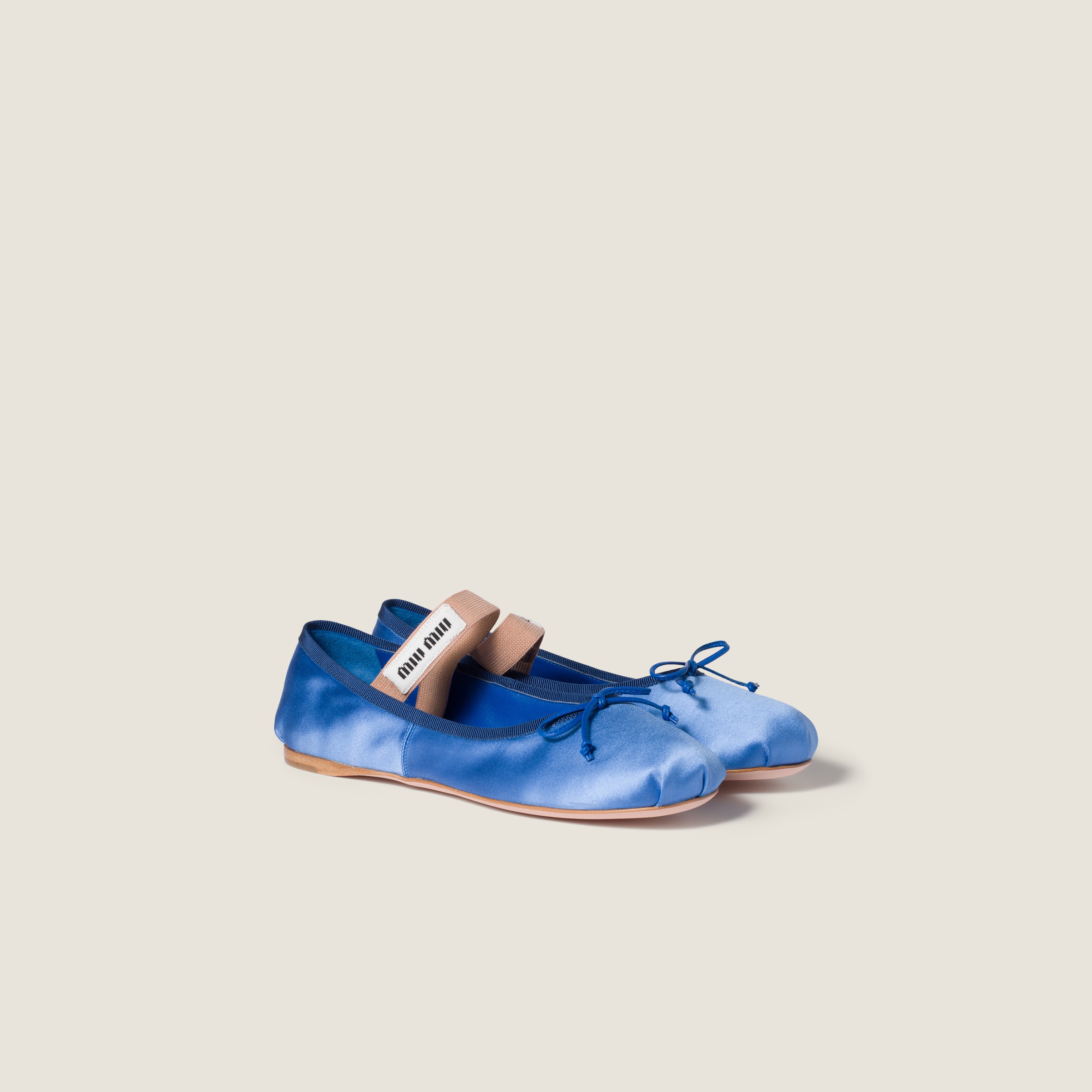 Satin ballerinas from Miu Miu - $1,070