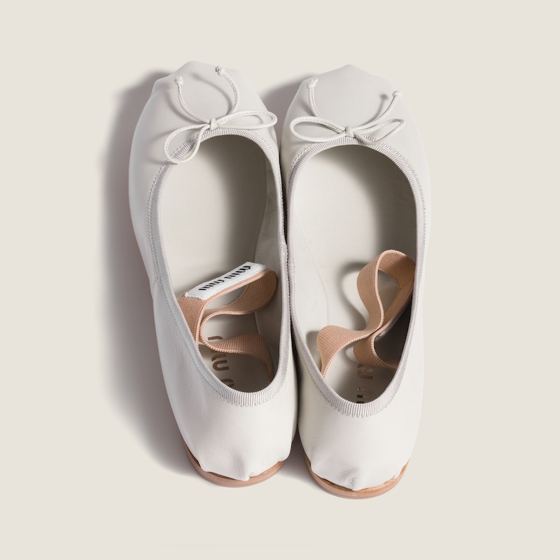 Leather ballerinas
