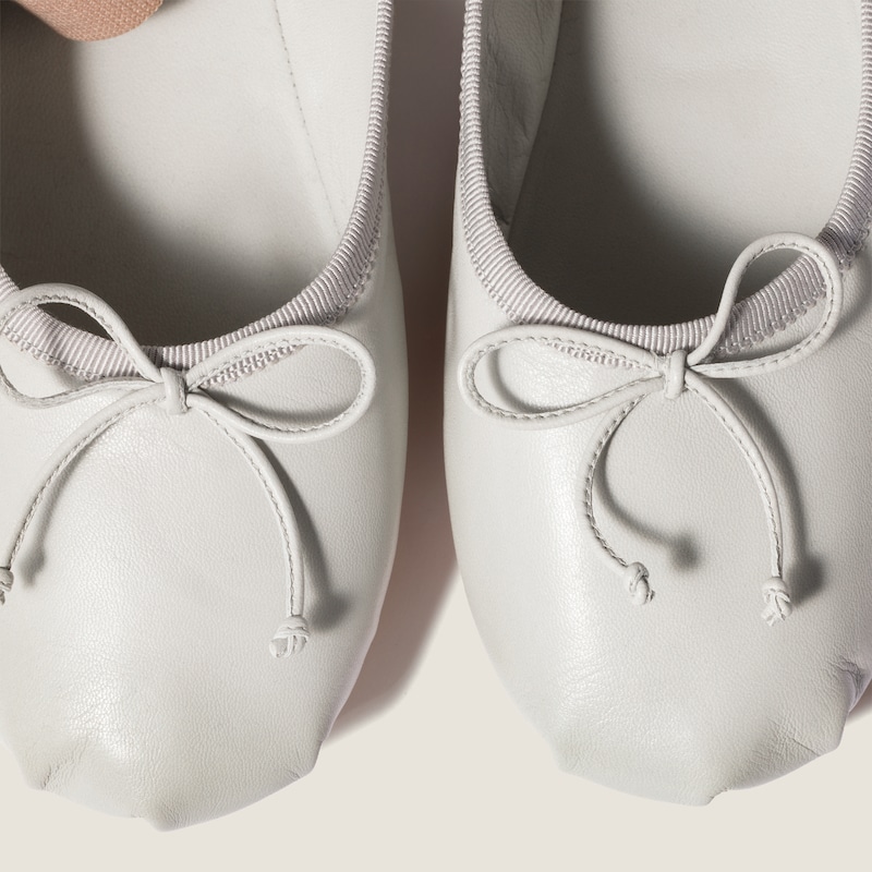 Leather ballerinas