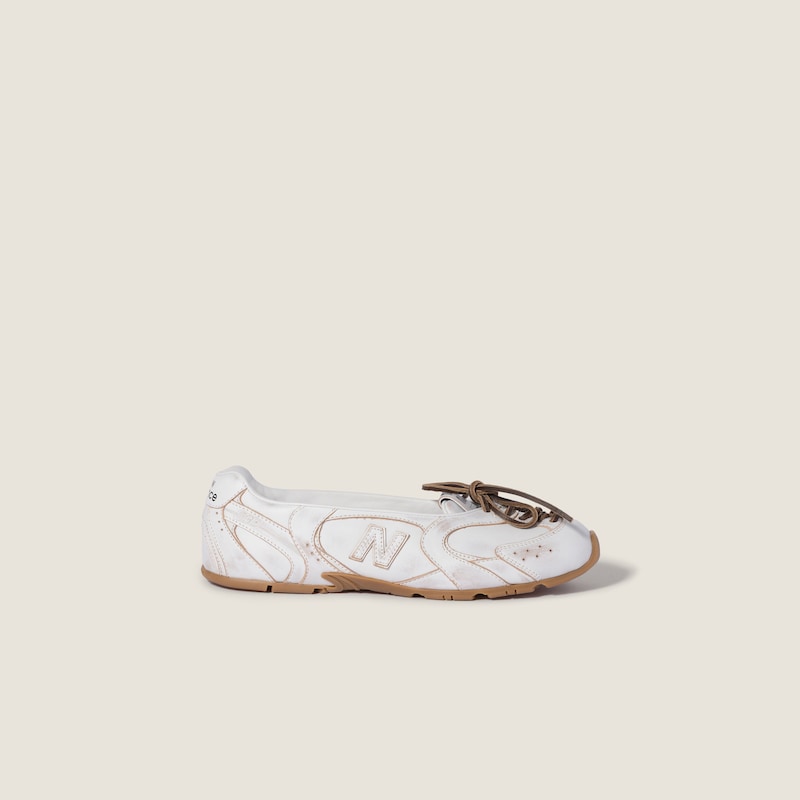 New Balance X Miu Miu 530 SL deco' leather ballerinas