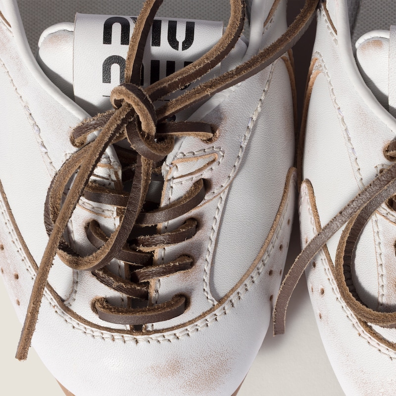 New Balance X Miu Miu 530 SL deco' leather ballerinas