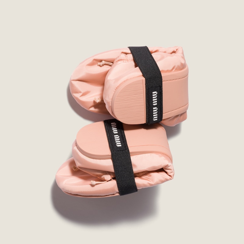 Foldable technical fabric ballerinas