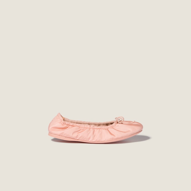Foldable technical fabric ballerinas