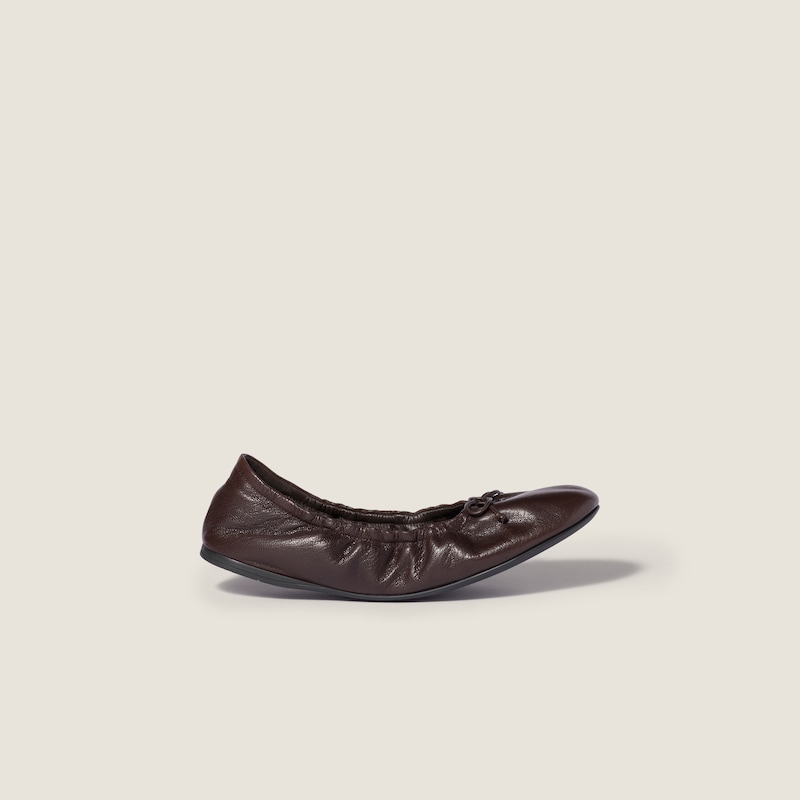 Leather ballerinas