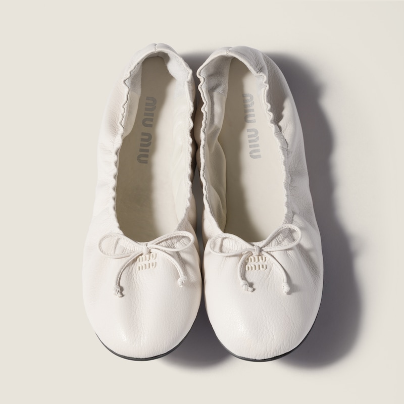 Leather ballerinas