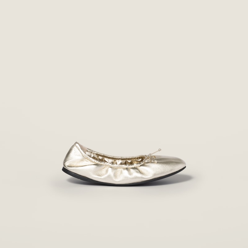 Leather ballerinas