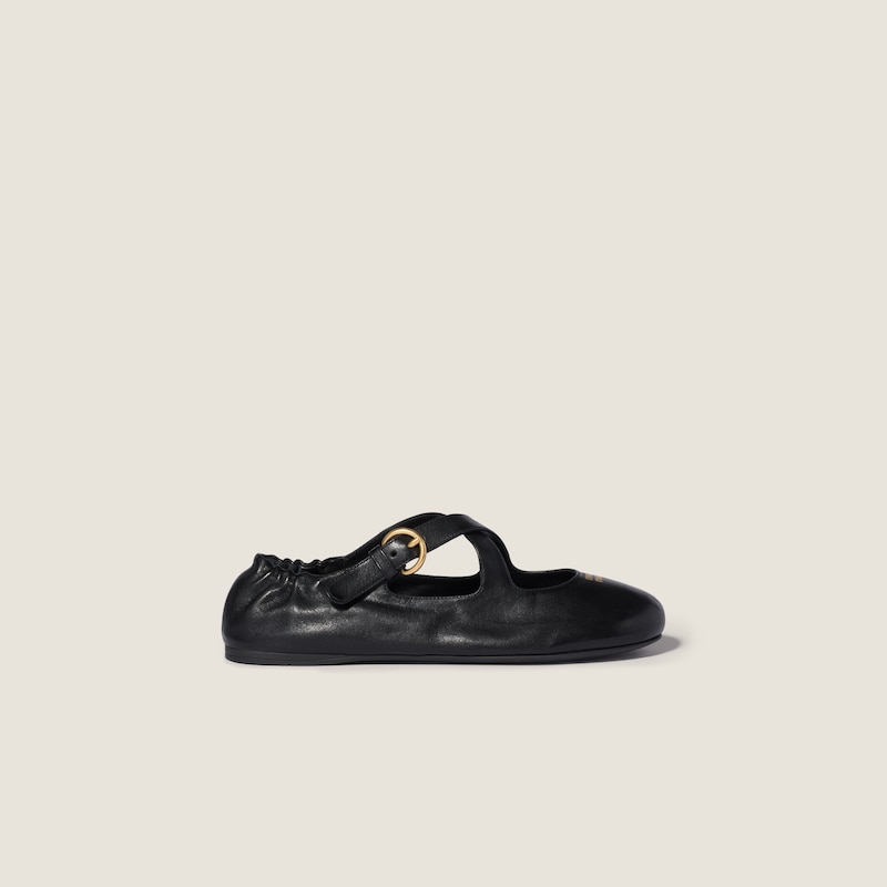 Nappa leather ballet flats