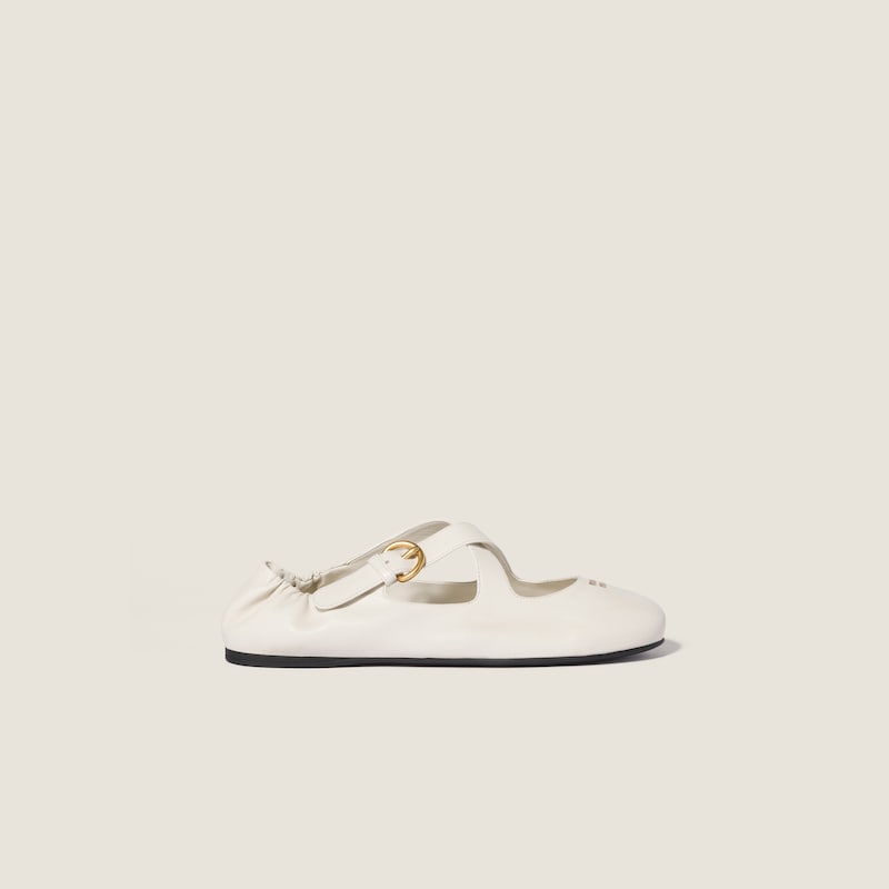 Nappa leather ballet flats