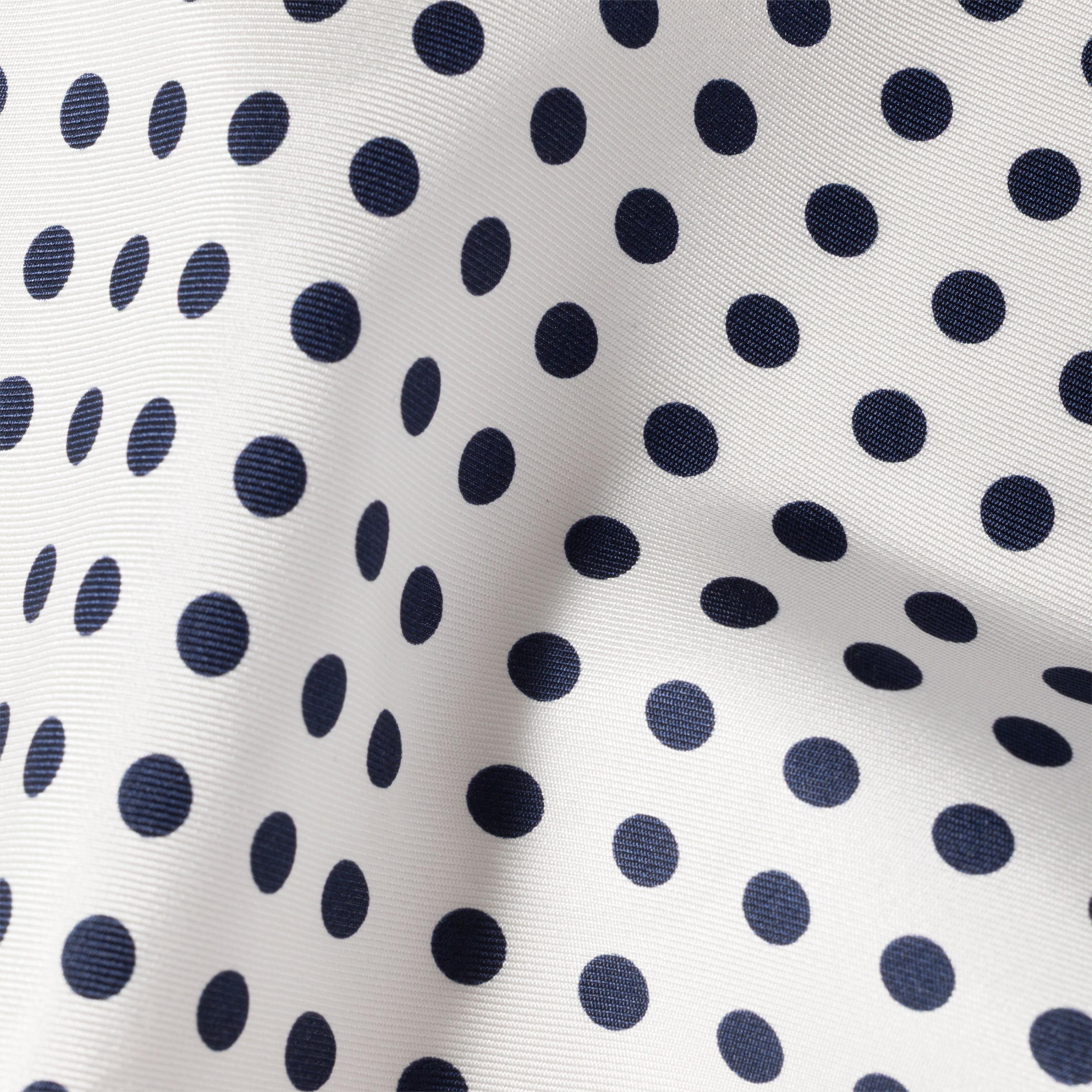 Bianco/navy プリント入り ツイル スカーフ | Miu Miu - 日本