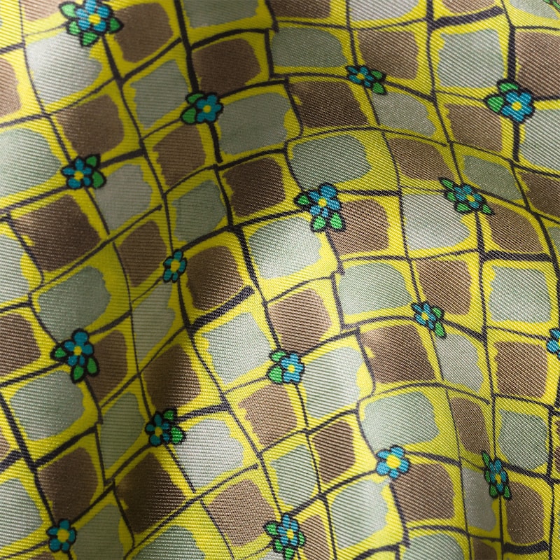 Printed twill scarf