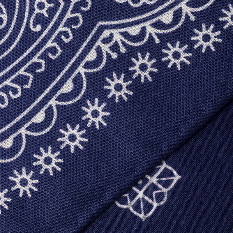 Printed poplin scarf