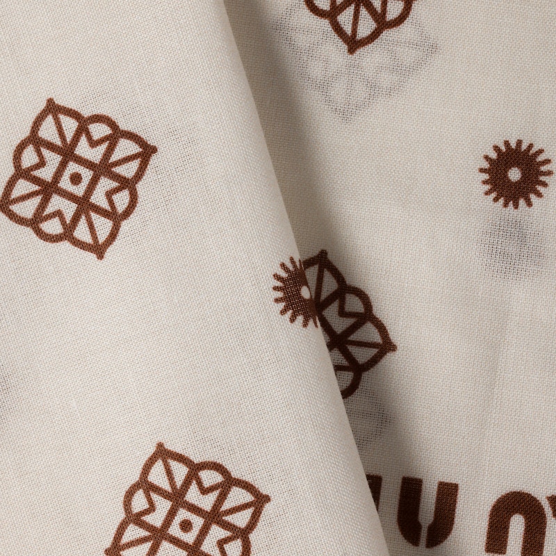 印花府绸质感围巾