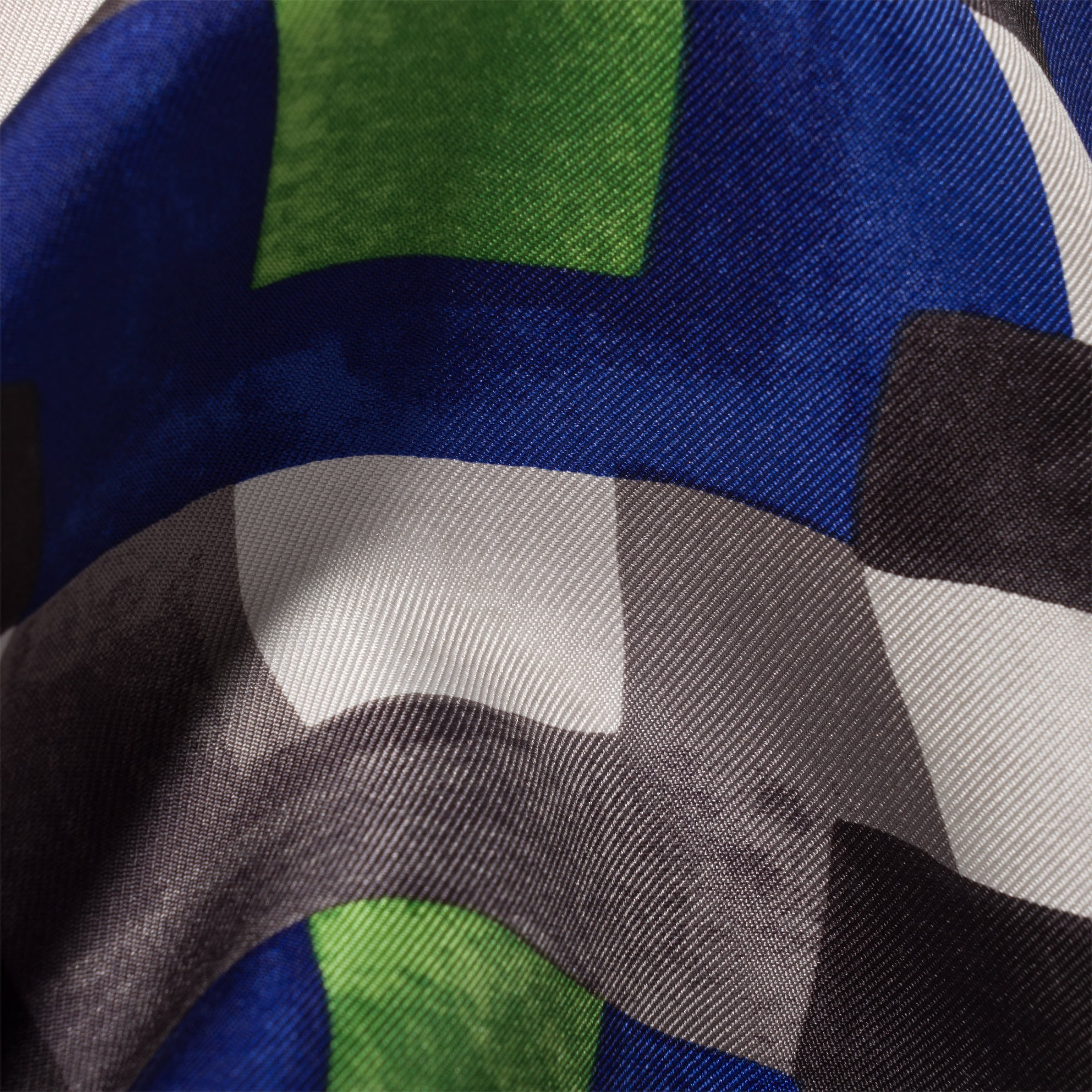 Printed silk scarf