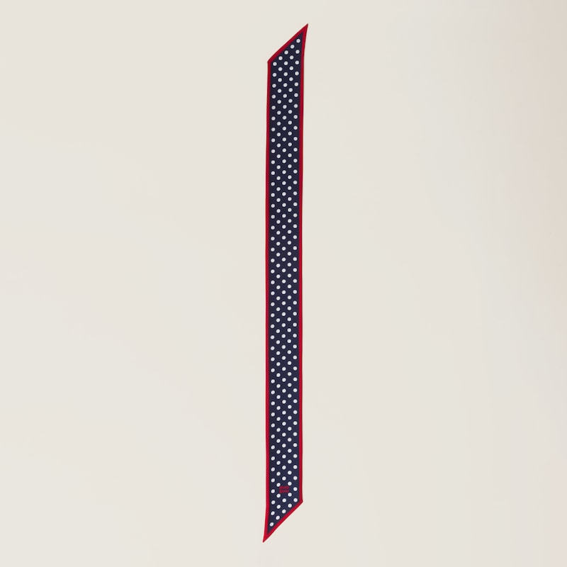 Printed twill scarf