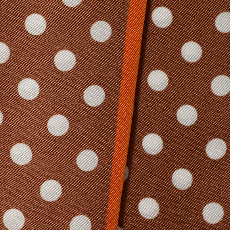 Printed twill scarf