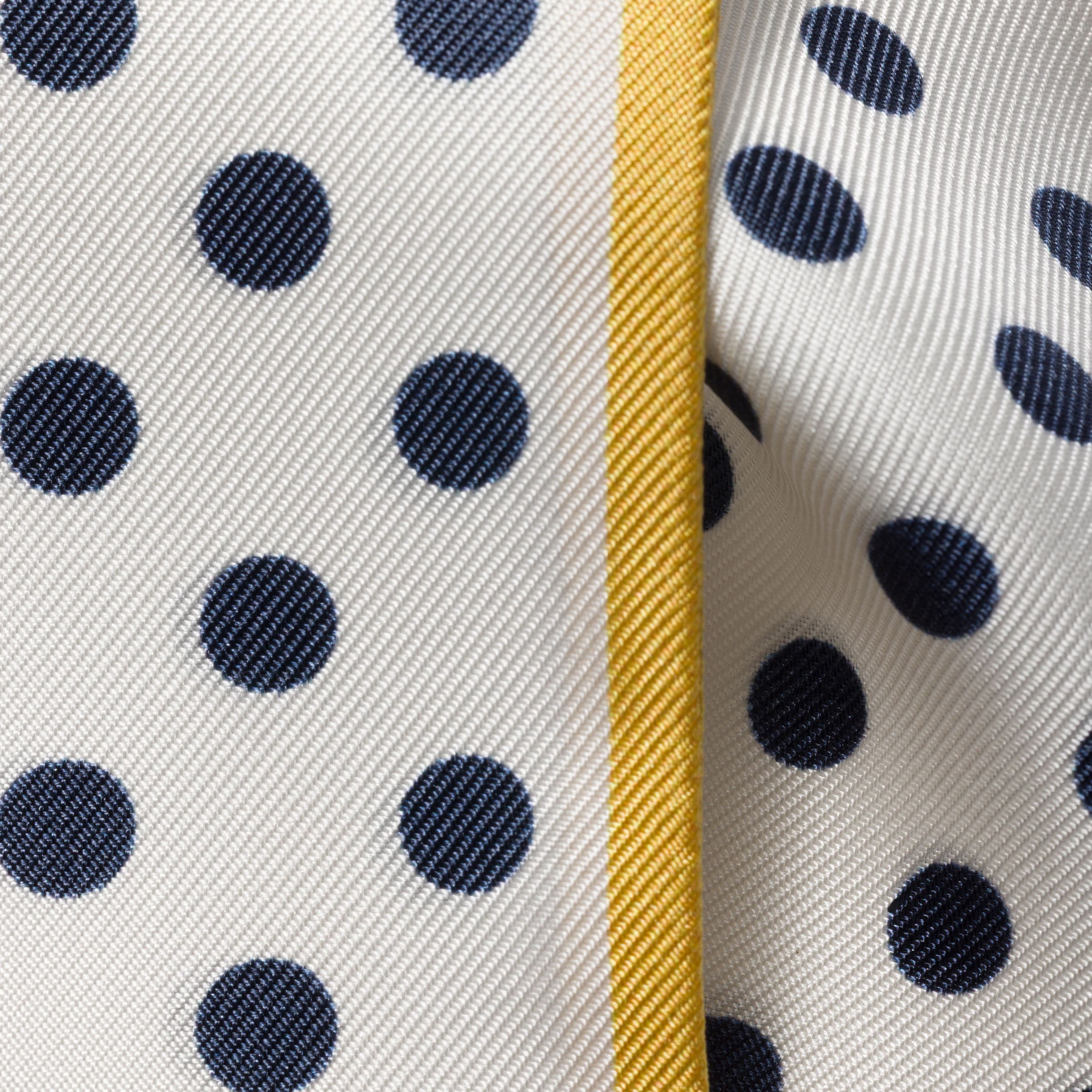 Bianco/navy プリント入り ツイル スカーフ | Miu Miu - 日本