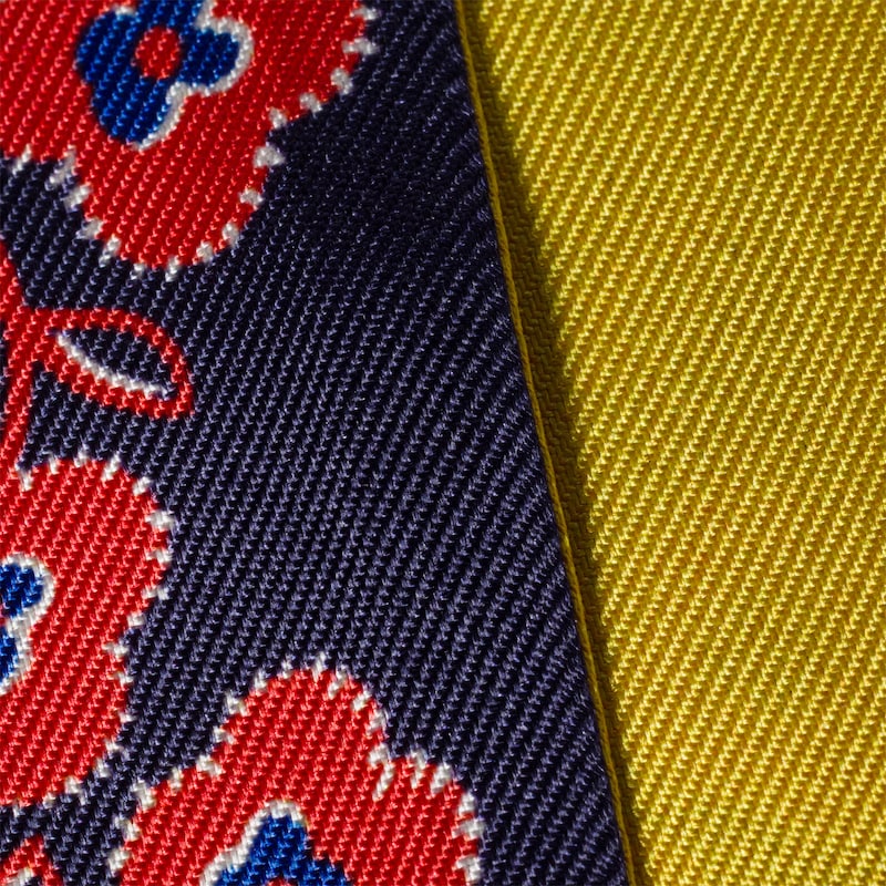 Printed twill scarf