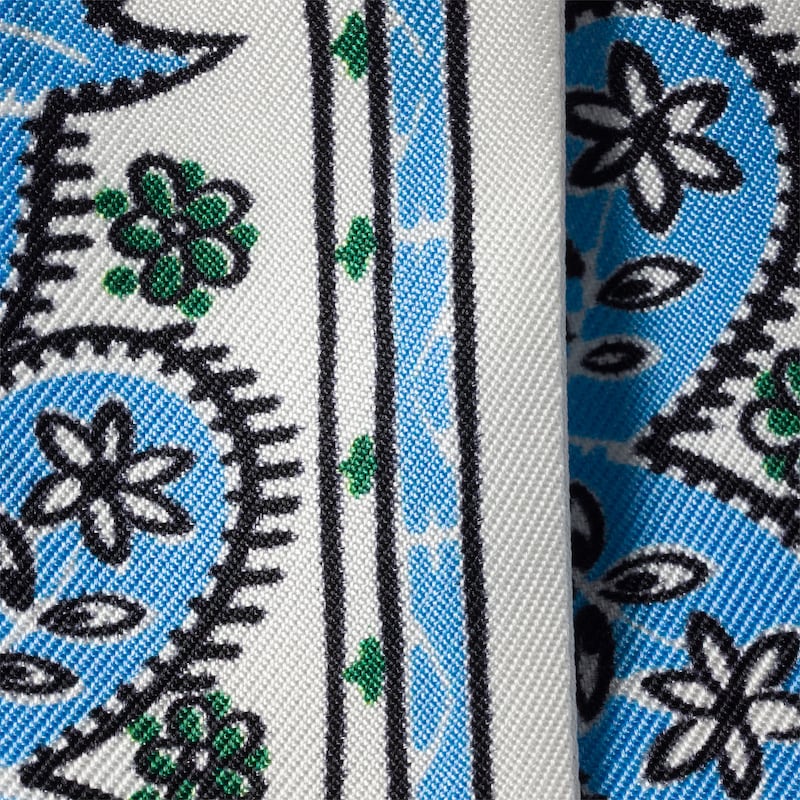 Schal aus bedrucktem Twill