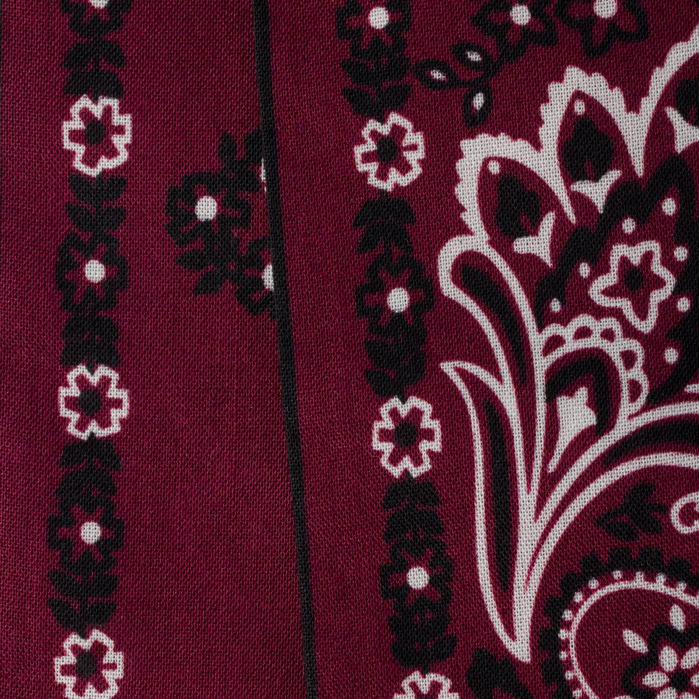 Miu Miu Printed Poplin Scarf In Amaranth Red/maize Yellow