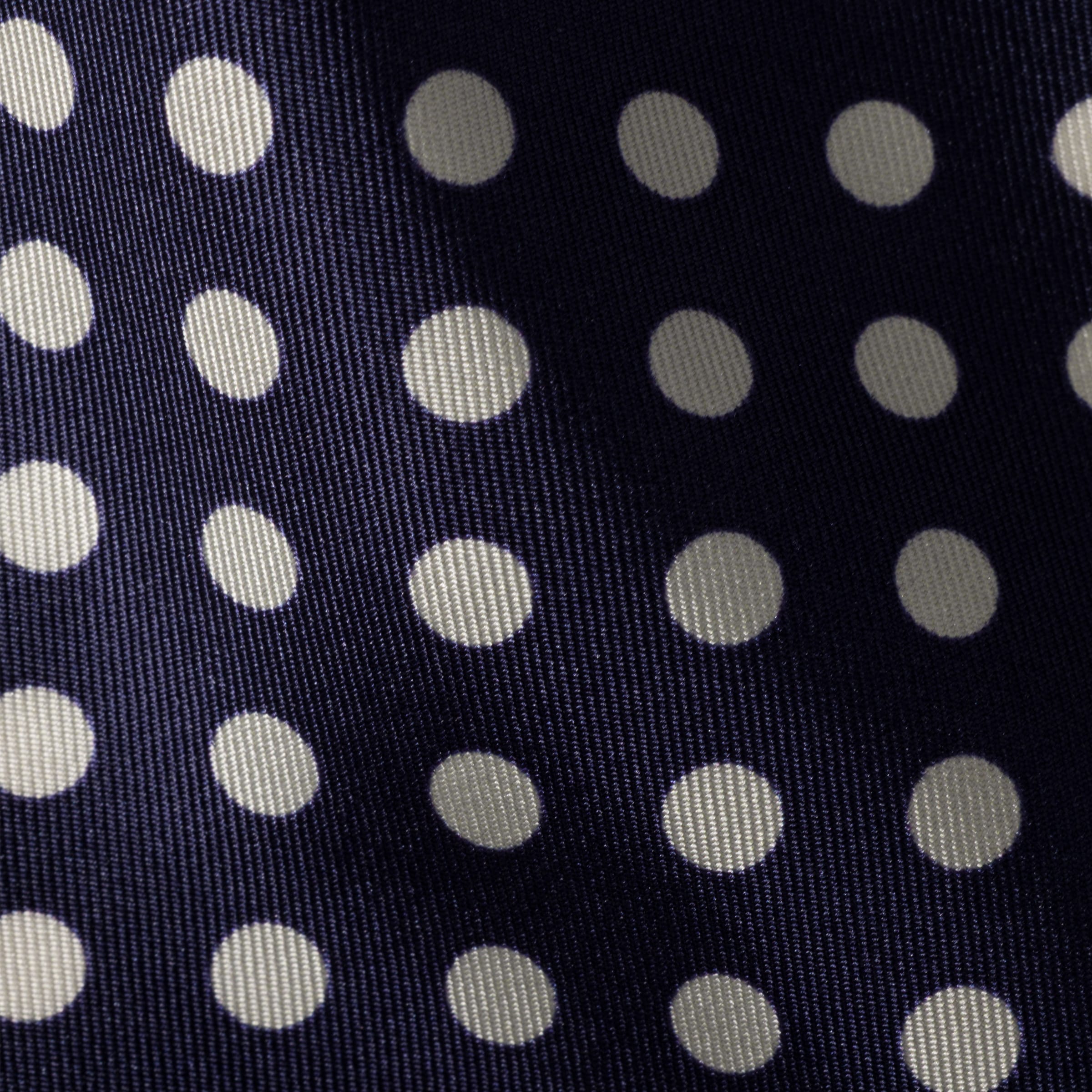Miu Miu Printed Silk Twill Scarf In Blue/white
