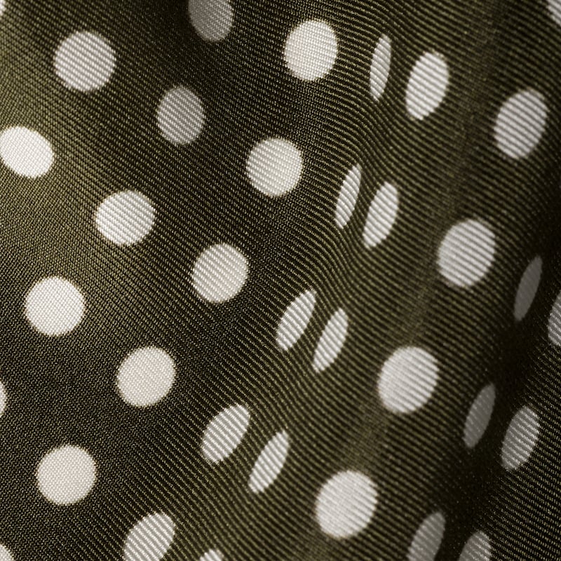 Printed silk twill scarf