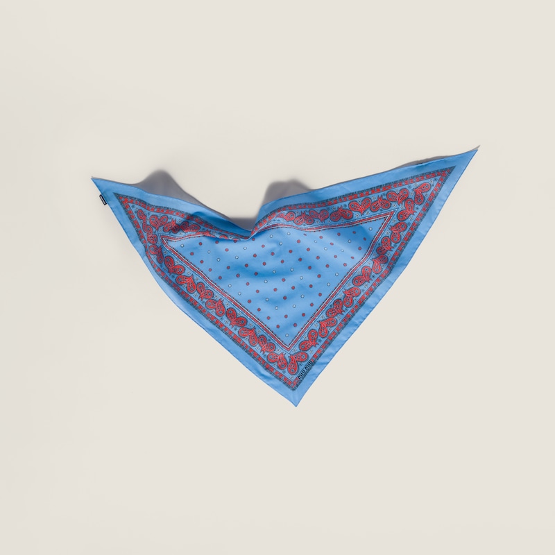Foulard en sergé imprimé