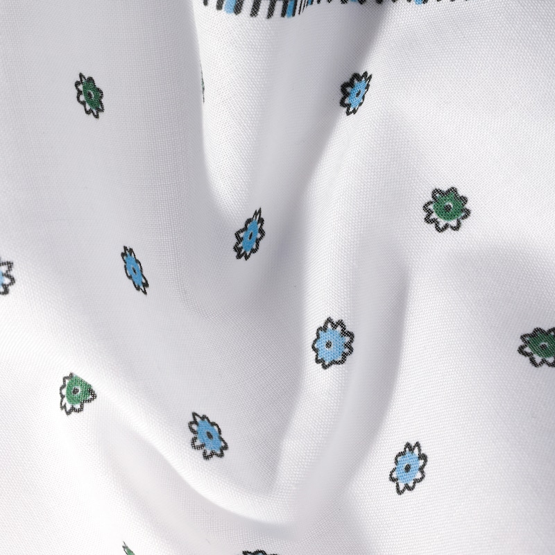 Printed twill scarf
