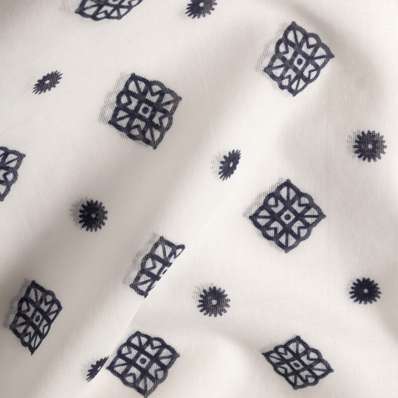 Printed poplin pareo