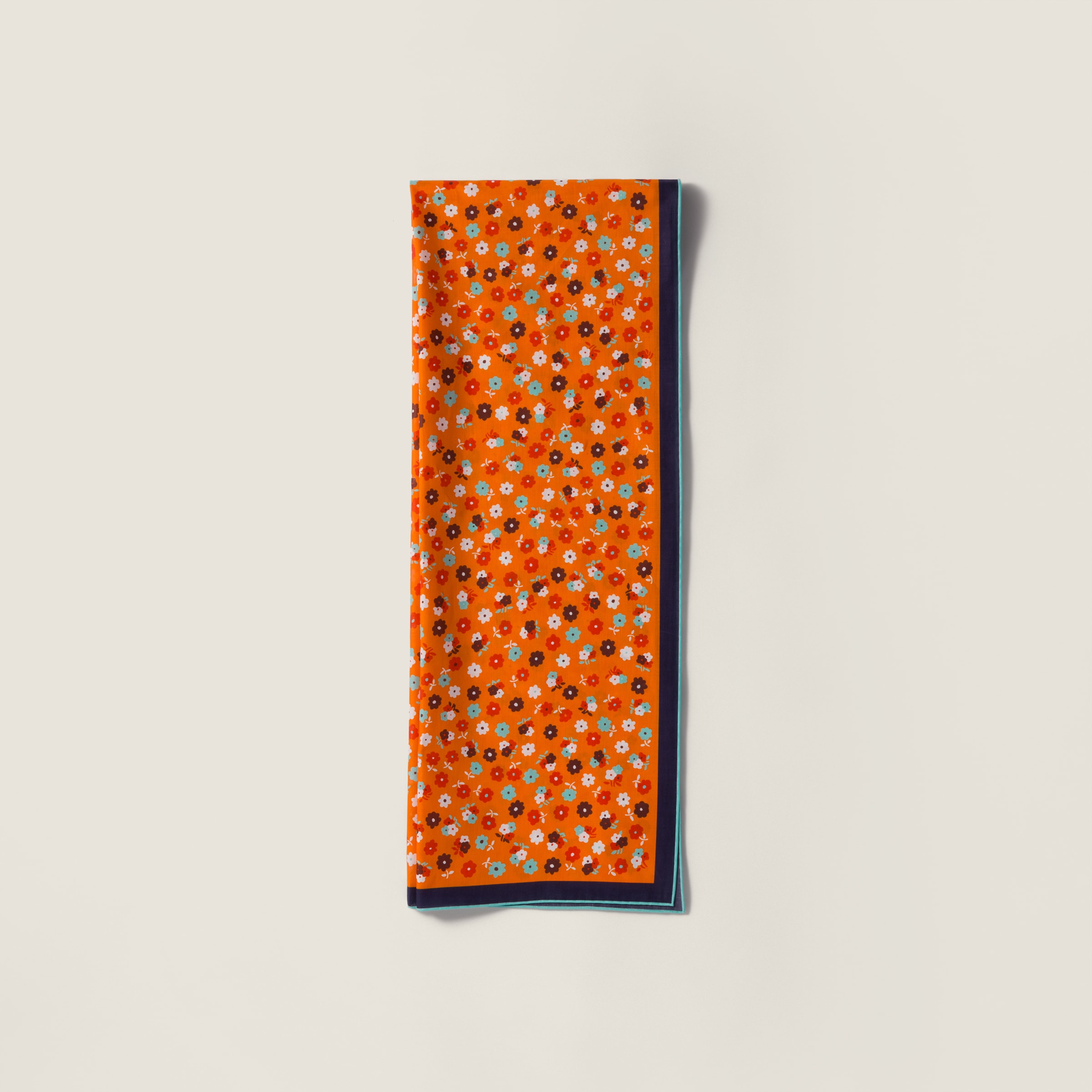 Printed poplin scarf from Miu Miu - $575