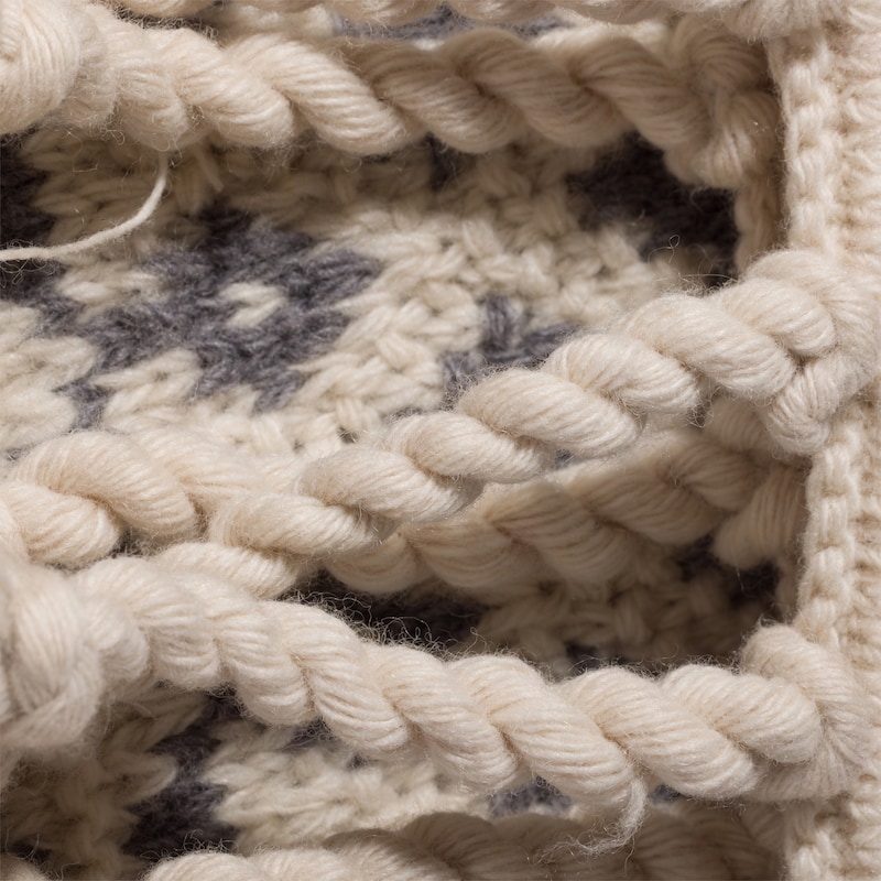 Wool and cashmere scarf