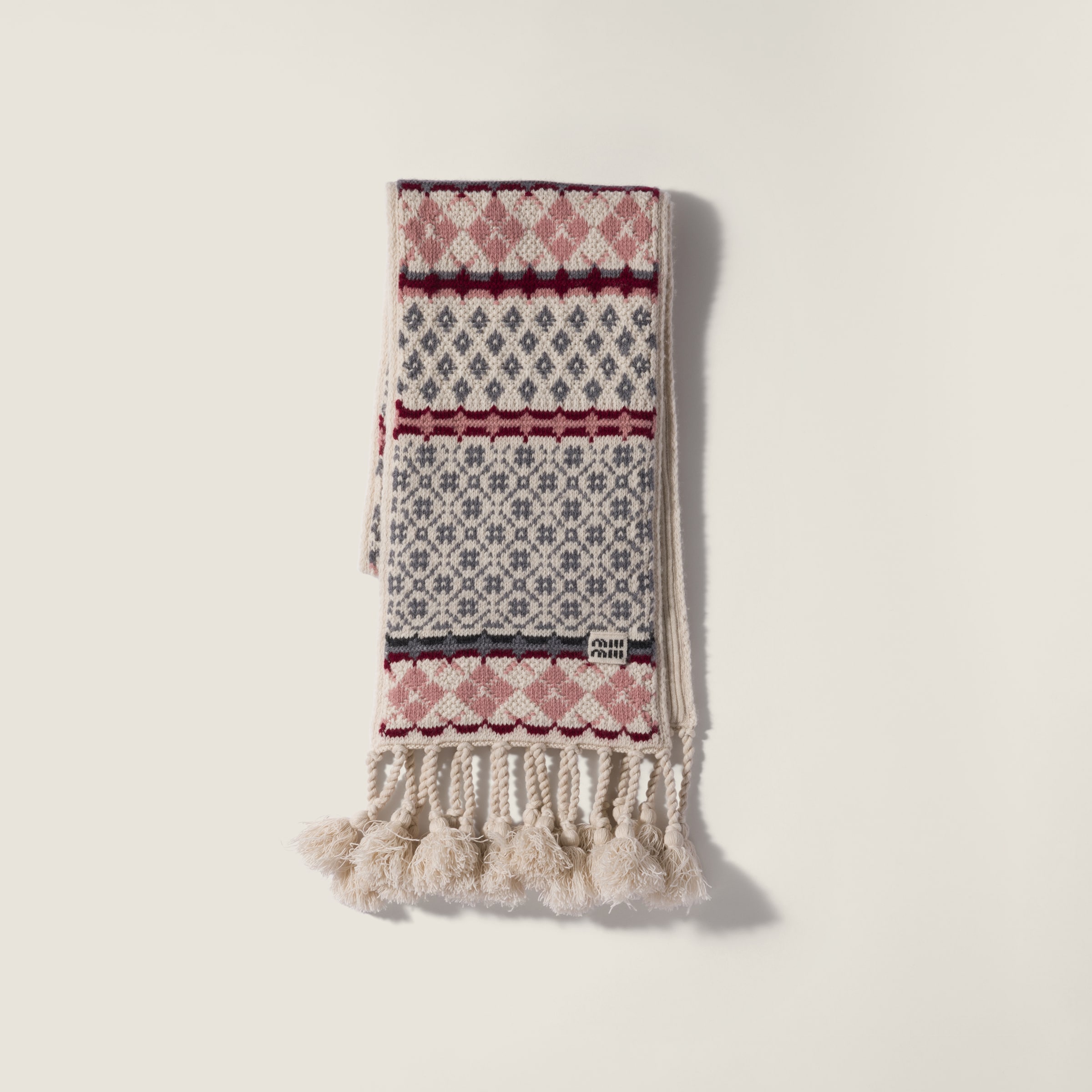 Wool and cashmere scarf