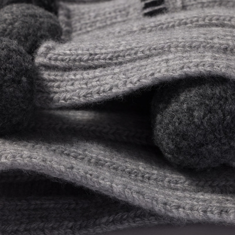 Wool and cashmere scarf